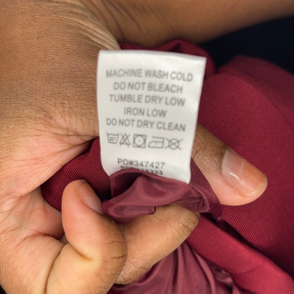 Fashion Nova | Remy Skirt Set | Dark Red | size Large - Picture 8 of 10